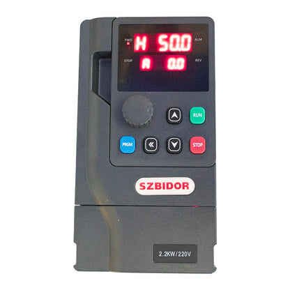 SZBIDOR Variable Frequency Drive 4KW 5HP 18A, 220V AC Motor Single Phase to 3 Phase Converter Controller Inverter for 3-Phase Motor Speed Control, Compatible with Pumps, Fans, Conveyors