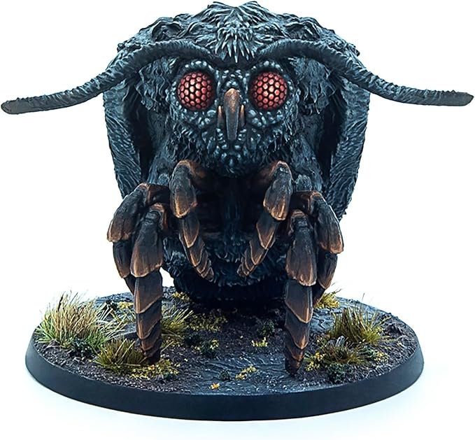 Modiphius Entertainment: Fallout: Miniatures - Cult of The Mothman: Mothman Eclipse - 3 Figures Appalachia Wave Unpainted Resin Tabletop Game