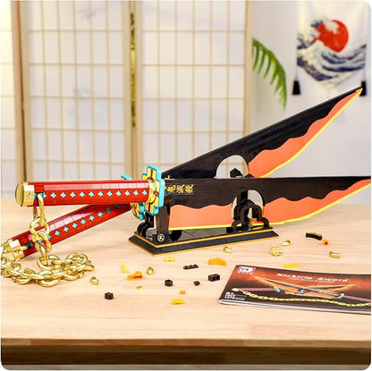 TOY PLAYER Uzui Tengen Demon Sword Building Set Compatible with Lego Katana Building Set for Anime Fans(1478+ Pcs)