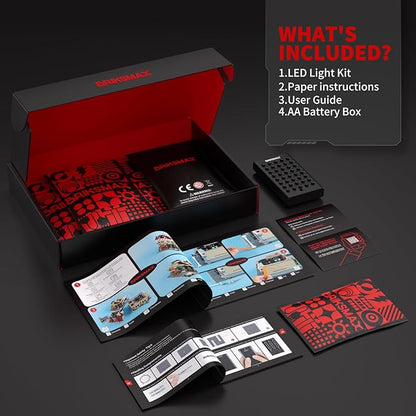 BRIKSMAX 2.0 Light Kit for Lego-Residential Townhouse -Innovative Led Lighting Compatible with Lego Icons 10350 - Not Included Model Set