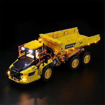 LED Light Set Compatible with Lego 42114 6x6 Volvo Articulated Hauler Technic Building Blocks Model - Model Set NOT Included