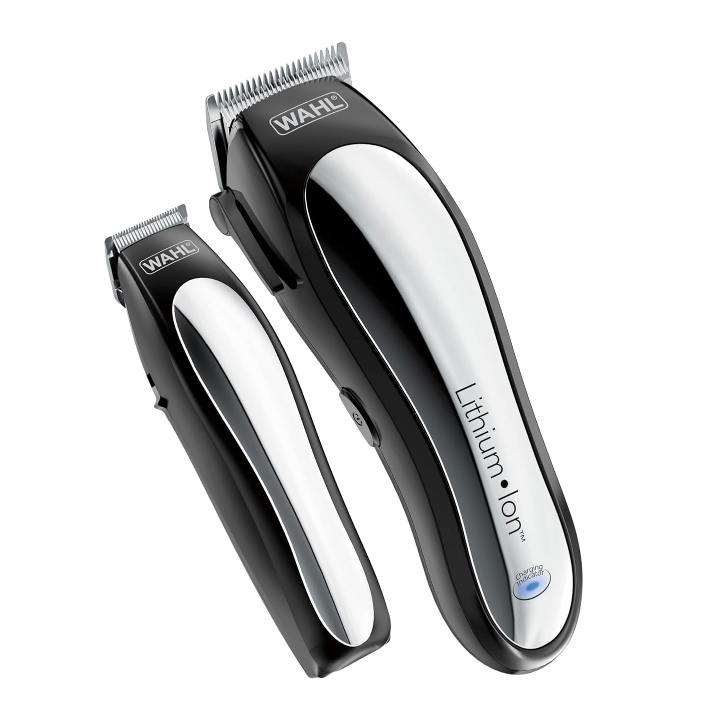 Wahl USA Clipper Rechargeable Lithium Ion Cordless Haircutting Clipper & Battery Trimming Combo Kit – Electric Clipper for Grooming Heads, Beards, & All Body Grooming – Model 79600-2101P