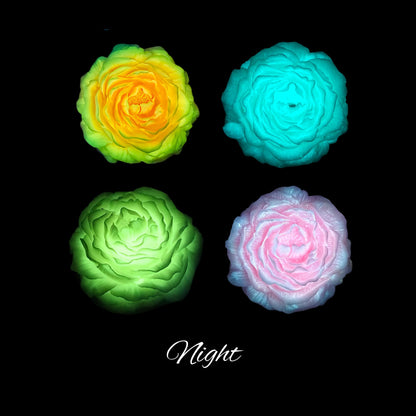 4 Pcs Low Temperature Candles for Wax Play Low Heat Body Safe Drip Candles Set, Flower Shaped Scented for Couples