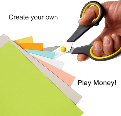 Create Your Own Opoly Board Game – Blank Game Board with Board Game Accessories Blank Cards Property Cards – Ideal for DIY Family Games Creative Projects