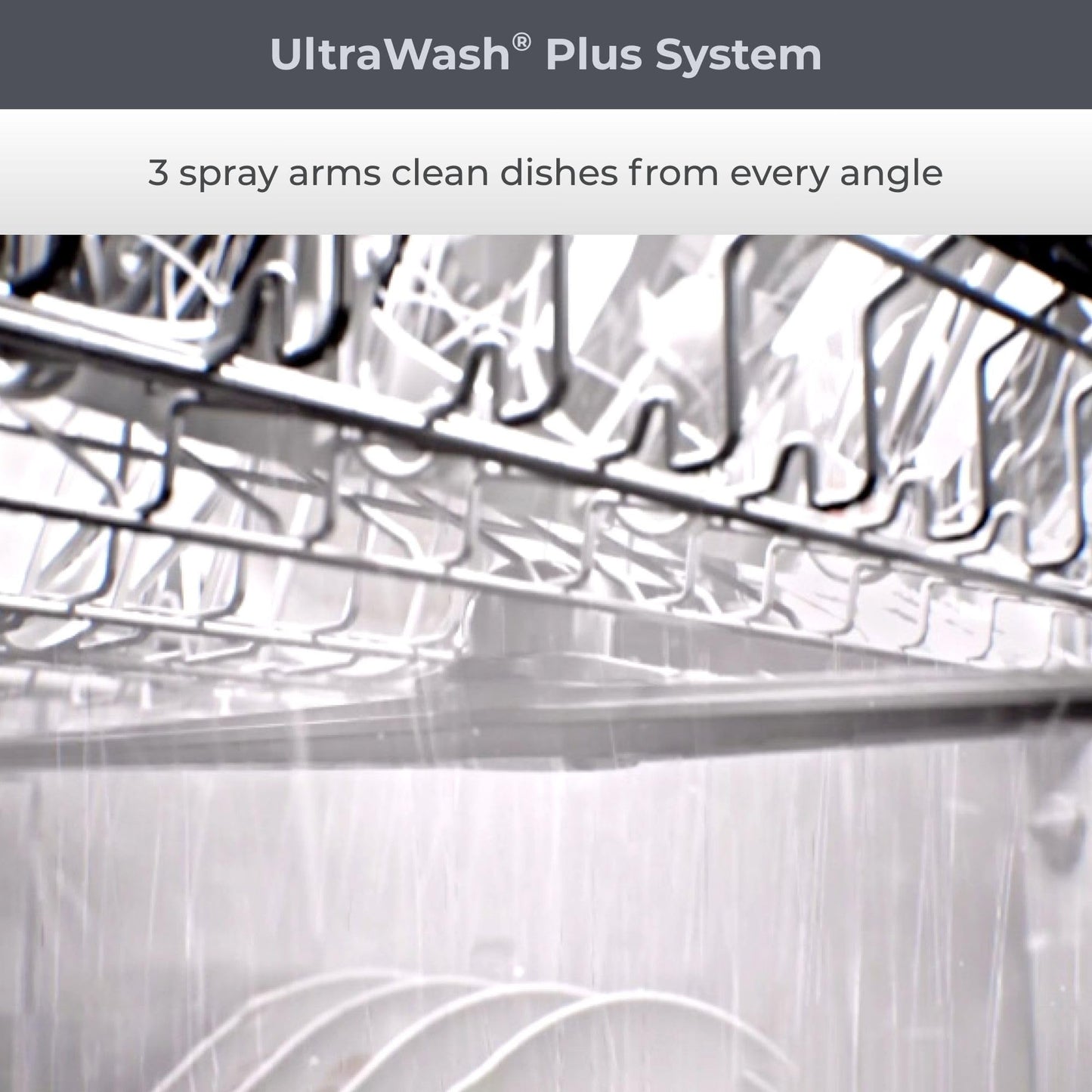 Kenmore 24" Built‑In Dishwasher with 3 Racks, Stainless Steel Tub, Top Control, Energy Efficient, Ultra‑Quiet 49 dBA, High‑Capacity Dishwasher – Stainless Steel