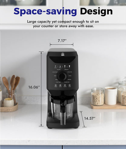 Oylus 12-in-1 Ice-Cream Maker Machine - 11 Preset Programs & Self-Cleaning, Healthy Frozen Yogurt Maker for Gelato, Slushies, Sorbet, Mix-ins & More, Includes (2) Pint Containers for Home & Party