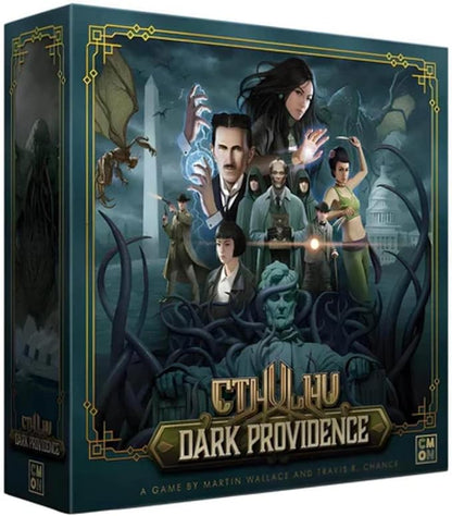 Cthulhu: Dark Providence Board Game - Secret Alignment Deckbuilding Game Immersive Strategy Game for Kids &amp Adults Ages 14+ 1-5 Players 90 Minute Playtime Made by CMON