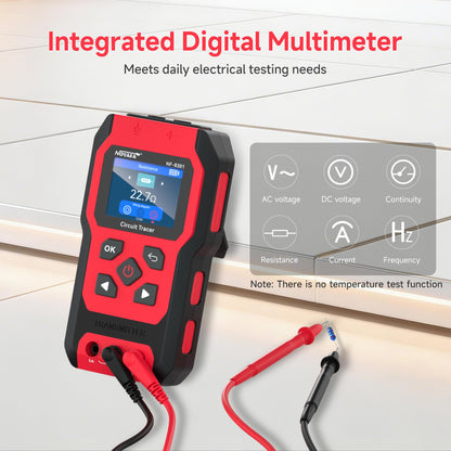 NOYAFA NF-8301 Circuit Tracer - Underground Circuit Breaker Finder & Digital Multimeter, 8 Level Sensitivity Adjustment, Rechargeable Wire Tracer for Fuses, Irrigation, Wall Wires