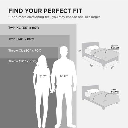 Bedsure GentleSoft Fleece Blanket - Cozy Lightweight Plush Twin Size Dark Grey, 60x80 Inches