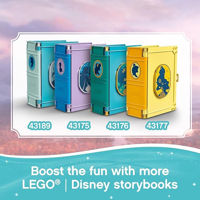 LEGO Disney Frozen 2 Elsa and The Nokk Storybook Adventures Building Toy 43189 Movie-Inspired Frozen Toy Set Gift Idea for Kids Boys Girls Age 5+ Portable Travel Toy with Micro Dolls and Olaf Figure