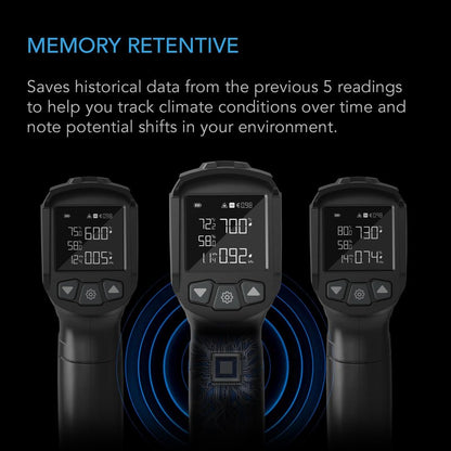 AC Infinity VPD Thermometer, Handheld Environmental Monitor, Captures Leaf VPD and Temperature, Calibrates Smart Controllers, Precision Infrared Range for Plants, Grow Tents, Greenhouses, Terrariums