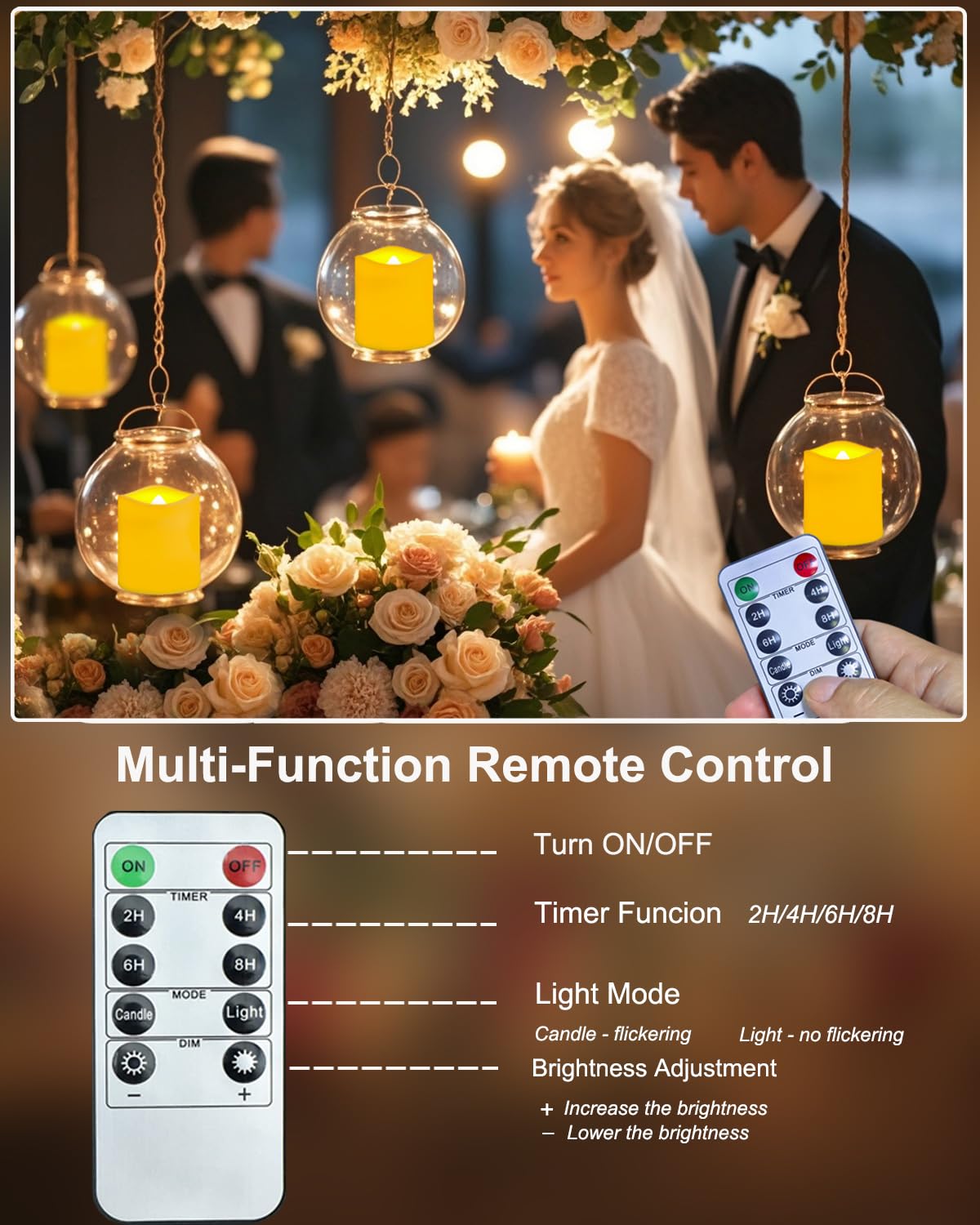 6 Pack Rechargeable tea lights with Remote Timer & Charging Base, Realistic Flickering Flameless Votive Led Tea Lights Candles, Tealights Candles for Wedding,Halloween,Christmas,Home Decorations