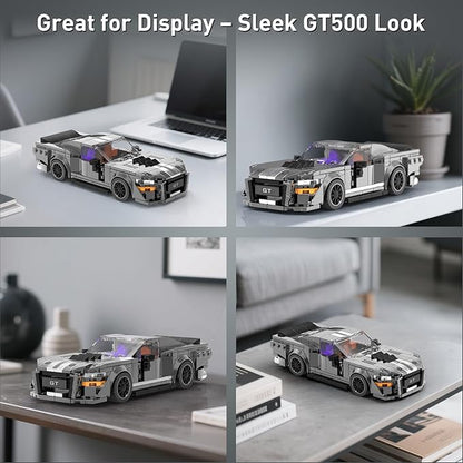 Speed Champion GT Sports Cars Building Sets Easter 476 PCS 1:24 Muscle Car Model Creative Build Display Gift Christmas Birthday Ages 14+