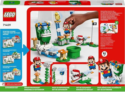 LEGO Super Mario Big Spike’s Cloudtop Challenge Expansion Set 71409 Collectible Toy for Kids with 3 Figures Including Boomerang Bro and Piranha Plant