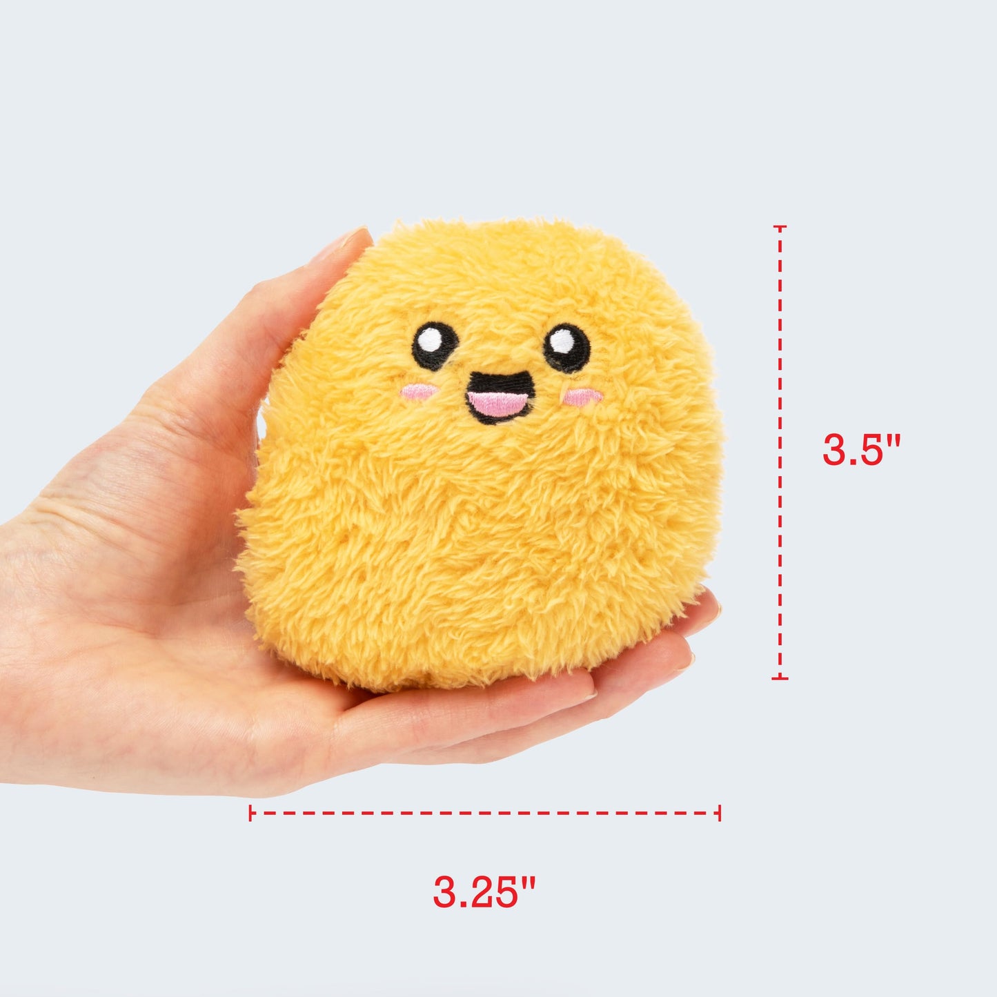 Emotional Support Chicken Nuggets by Relatable, Cuddly Stuffed Animals and Toys, Squishy Toys and Plushies, Great Gift Ideas for Loved Ones of All Ages, Includes 5 Plushies with Carrying Basket