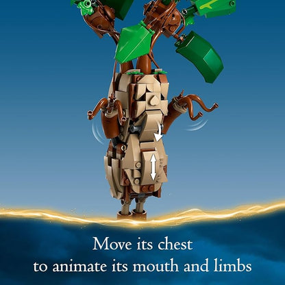 LEGO Harry Potter Mandrake Figure &amp Pot Plant Toy Harry Potter Collectible Gift Idea for Kids Magical Creature Playset for Room décor Harry Potter Toy for 10 Year Old Girls Boys or Any Fan 76