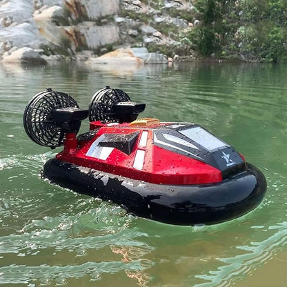 Rc Ships RC Hovercraft Boat for Land and Water 2.4GHz Remote Control Amphibious Vehicle Toy with Double PowerElectric Watercraft RC Toy Boats Gifts for Boys Girls