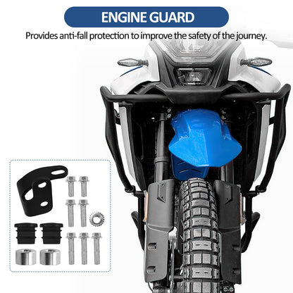 XIDAODIT Motorcycle Center Stand Kickstand and Highway Crash Bars Engine Guard Set for CFMOTO 450MT 450 MT MT450 IBEX 450 2024-2025