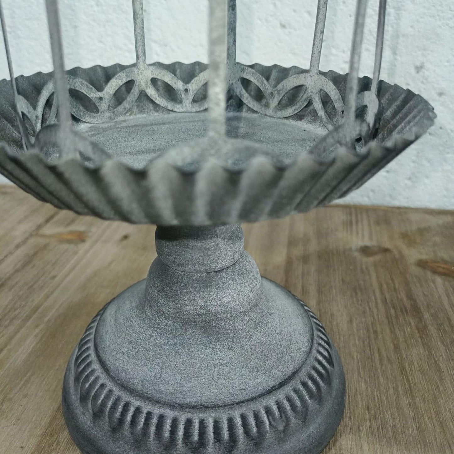 Decorative Candlestick Metal Flower Binding Birdcage Holder Desktop Ornament Home Wedding Decoration Accessories Home Gardening Accessories