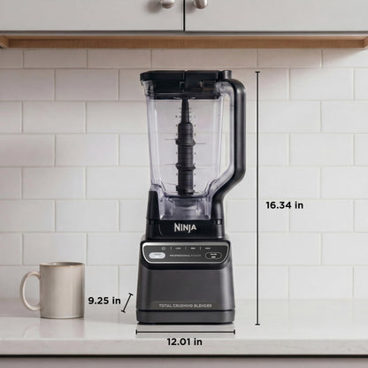 Ninja Professional Blender 2.0 | Smoothie Maker, Drink Mixer, Grinder, Ice Crusher | Total Crushing Technology, Auto-iQ Program, 1200W Power, XL 72-oz. Pitcher | Dark Grey | BR201AMZ