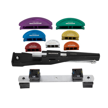 MalcoEdge TBMS Tube Bender Multi-Size Kit – Manual Tubing Bender Set for Copper and Aluminum Lines in HVAC, Plumbing, and Refrigeration Applications