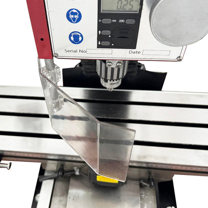 WYDDDARY 110V Mini Precision Milling and Drilling Machine 2HP Brushless, with 33.1"×8.3" Work Table, R8 Spindle 50-2250RPM, X-Axis Power Feed & 3-Axis DRO for Metal Wood DIY