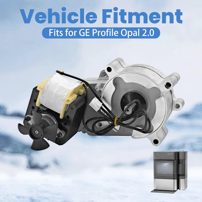 LUFT MEISTER Ice Maker Gear Box Assy AC Motor Condenser Fan Fit for GE Profile Opal 2.0, XPIO13SCSS XPIO23SCSS