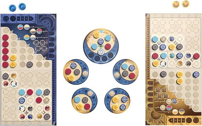 Asmodee Azul Duel Board Game - Competitive Head-to-Head Tile-Placement Strategy Game Stunning Mosaic Art and Quick Gameplay for Kids &amp Adults Ages 8+ 2 Players 30-45 Minute Playtime