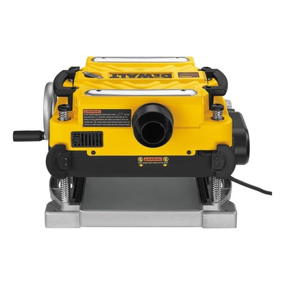 DEWALT Planer, Thickness Planer, 13-Inch, 3 Knife for Larger Cuts, Two Speed 20,000 RPM Motor, Corded (DW735)