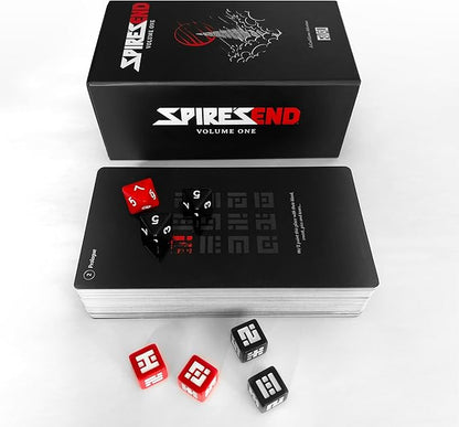 Spire's End: Volume 1 Card Game Add to Your Choose-Your-Path Horror Adventure and Strategy Board Games Immersive Solo or Cooperative Play for Ages 16 and Over 1-2 Players 60-90 Minute Playtime