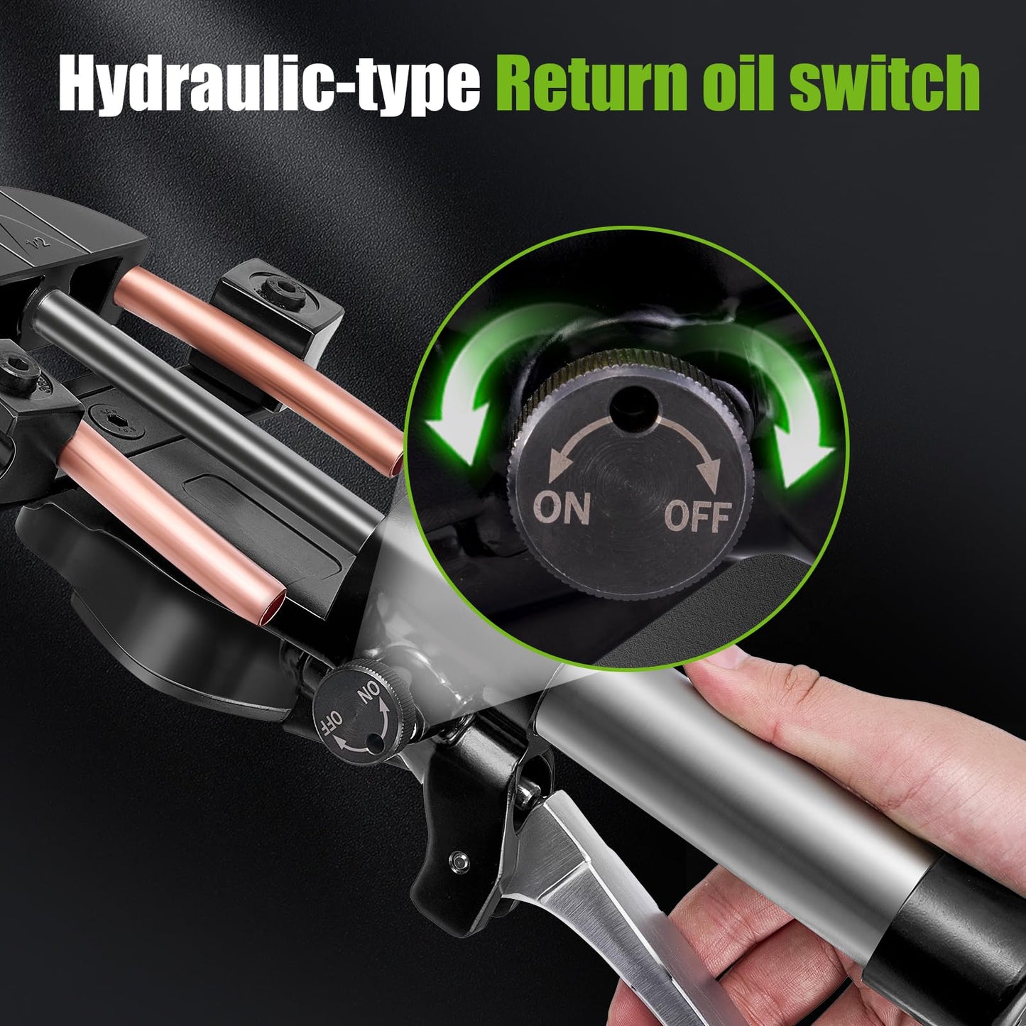 Super Stars Hydraulic Tubing Pipe Bender Kit 1/4in–7/8in - HVAC Copper Pipe Bender with 7 Aluminum Dies - 90 Degree Pipe Bending Tool for Air Conditioner and Refrigerator Repair