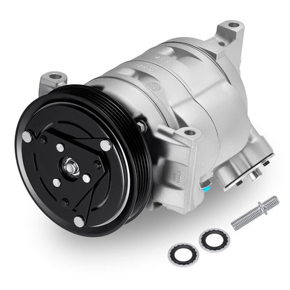 SYKRSS 68680 Air Conditioning A/C Compressor with Clutch Compatible with Chevrolet Equinox 2010-2011 2.4L 3.0L, Compatible with GMC Terrain 2012-2013 2.4L L4, 2010-2012 3.0L V6, 2013 3.6L V6