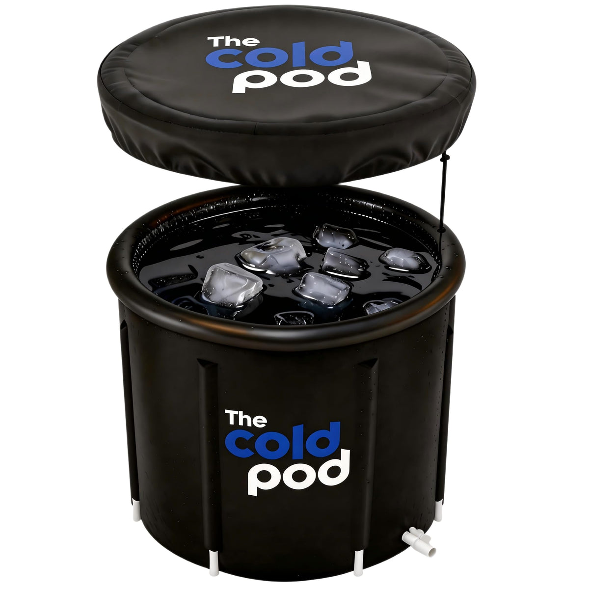 The Cold Pod Ice Bath Tub for Athletes XL: Cold Plunge Tub Outdoor with Cover,116 Gallons Portable Ice Bath Cold Water Therapy Plunge Pool,Large Ice Tub for Cold Dippers at Home
