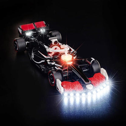 Upgraded Led Light Kit Compatible with Lego MoneyGram Haas F1 Team VF-24 Race Car Building Set Lights Decoration Compatible with Lego 77250 (Model Not Included)