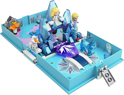 LEGO Disney Frozen 2 Elsa and The Nokk Storybook Adventures Building Toy 43189 Movie-Inspired Frozen Toy Set Gift Idea for Kids Boys Girls Age 5+ Portable Travel Toy with Micro Dolls and Olaf Figure