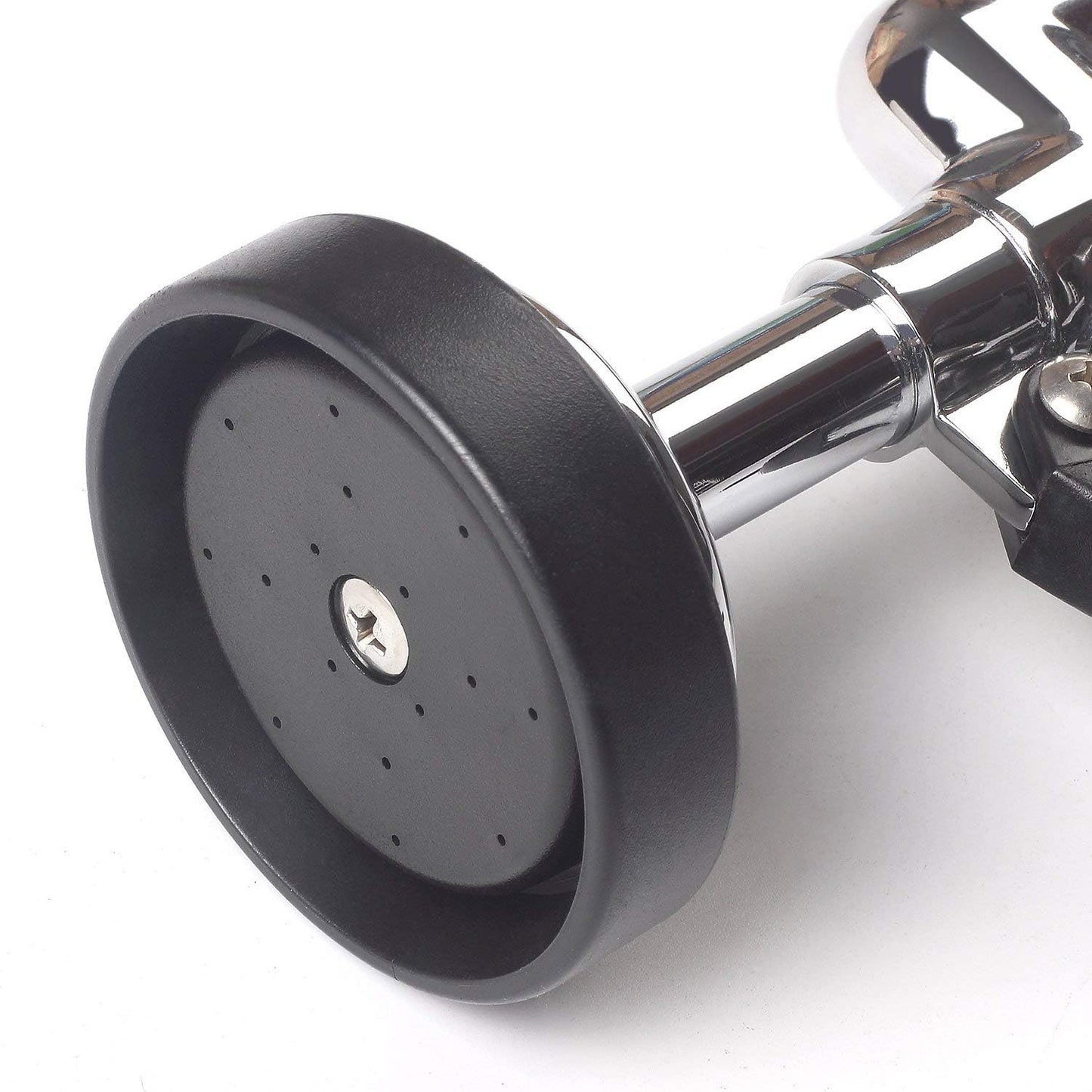 BESTJEEF Pre Rinse Sprayer Commercial Sink Faucet Spray Valve Chrome Finished (Black), (IM-US-KH12)
