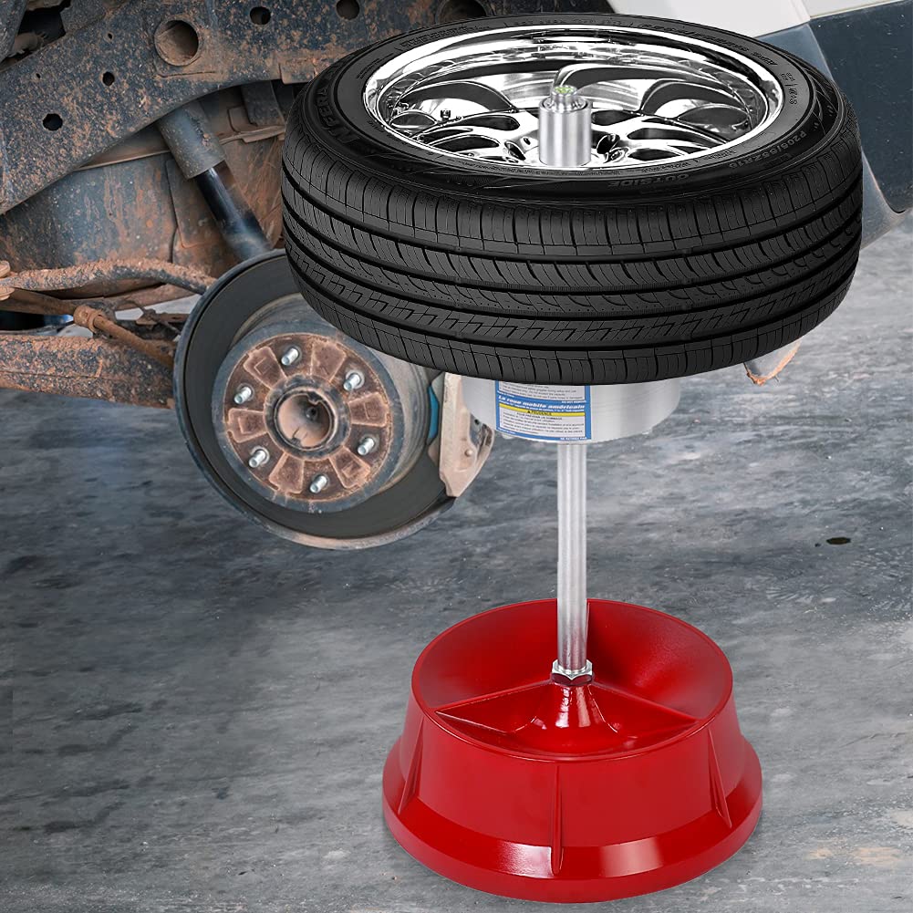 Portable Bubble Wheel Balancer, Heavy Duty Professional Tire Rim Balancing Machine Hubs Wheel Tire Balancer Bubble Level Heavy Duty Rim for Automotive Cars Trucks