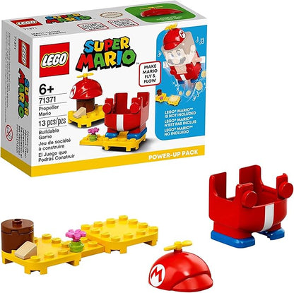 LEGO Super Mario Propeller Mario Power-Up Pack 71371 Awesome Toy for Kids to Power Up The Mario Figure in The Adventures with Mario Starter Course (71360) Playset (13 Pieces)