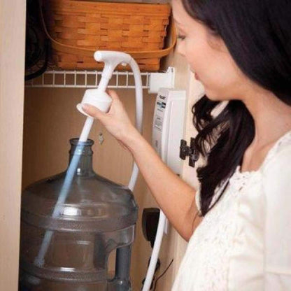 FloJet BW5000-00A Water Dispenser for 5 Gallon Bottle - Portable Bottled Water Dispensing System with Illuminated On/Off, Quick-Connect, Quiet Operation, Thermal Overload, Single Inlet - Ideal for RVs