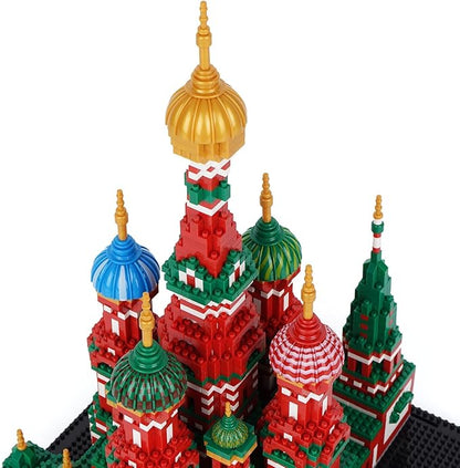 Building Block Set Saint Basil's Cathedral Architecture Model Micro Mini Blocks Educational Mini Blocks 4300 PCS