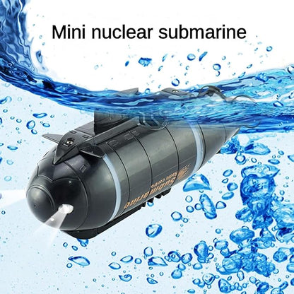 Mini Remote Control Submarine Boat Nuclear Submarine RC Race Boat 6CH High Speed Waterproof Diving in Pools Lake Gift Toy Kids Boys(Black)