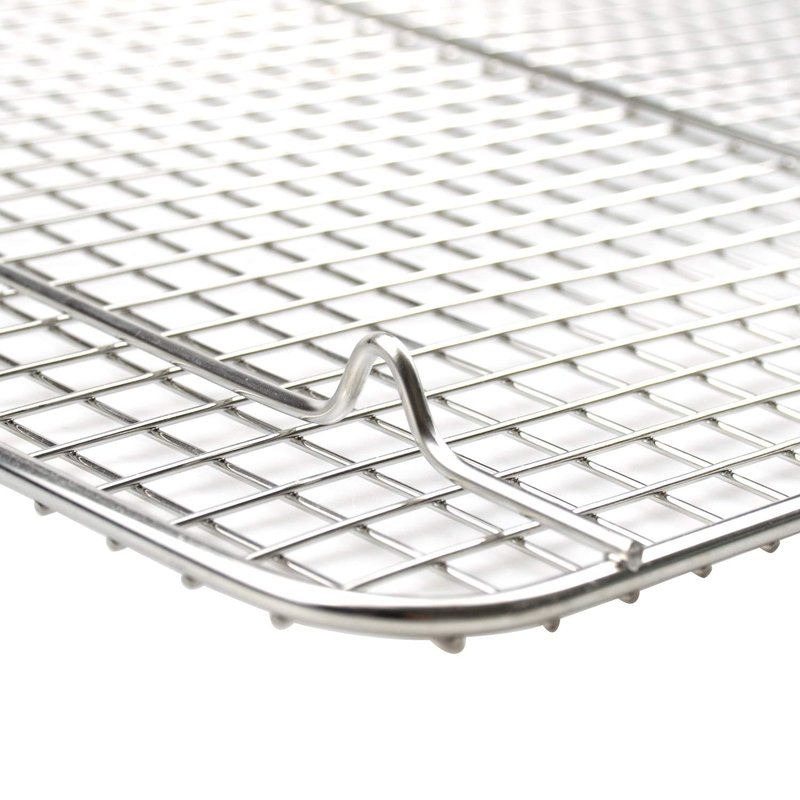 Foraineam 2-Pack Stainless Steel Cooling Rack, 11.5 x 16.5 inch Large Baking Rack Fits Half Sheet Pans, Oven Safe Wire Rack for Cooking, Roasting and Drying