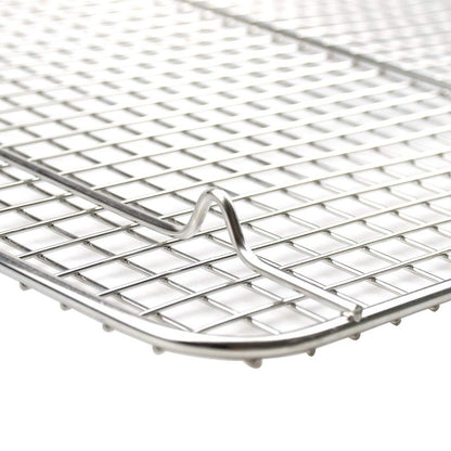 Foraineam 2-Pack Stainless Steel Cooling Rack, 11.5 x 16.5 inch Large Baking Rack Fits Half Sheet Pans, Oven Safe Wire Rack for Cooking, Roasting and Drying