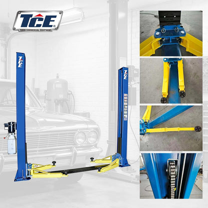 TCE 220V 2Post 10000LB Capacity Car Lift Auto Truck Hoist Equipment with adapts