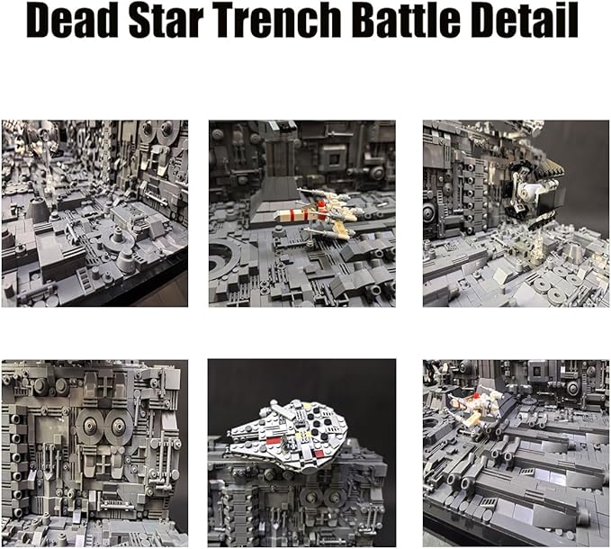 Micro Space War View Building Block SetCreative Activity Hobbies Display for Teens &amp AdultsMOC Dead Star Trench Battle Bricks Creative Hobby &amp Home Decor(3858 Piece)