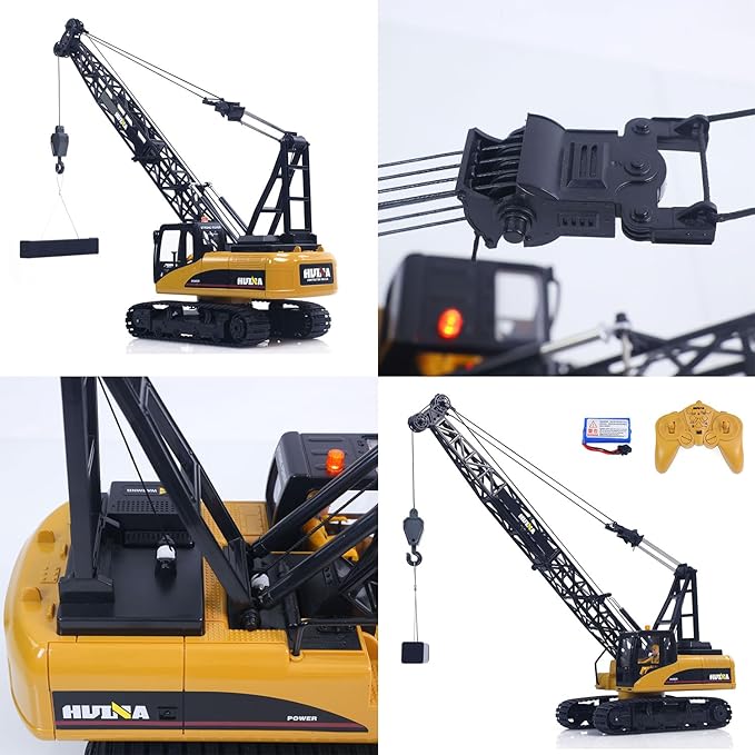 TOUCAN RC HOBBY HUINA 572 15CH RC 1/14 Construction Crane Truck Tower Excavator Model Car Toy
