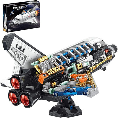 Space Shuttle Building Block SetsSpaceship Building Toy Model for Adults &amp BoysDesign Collection for Home or Office Decor(536PCS)