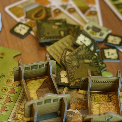 Agricola (Revised Edition) Farmers of The Moor Expansion | Strategy Game for Adults and Teens | Advanced Board Game | Ages 12+ | 1-4 Players | Avg. Playtime 90 Minutes | Made by Lookout Games