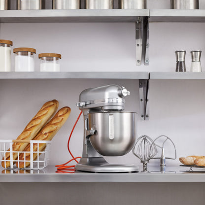 KitchenAid KSM8990CU 8-Quart Commercial Countertop Mixer, 10-Speed, Gear-Driven, Contour Silver