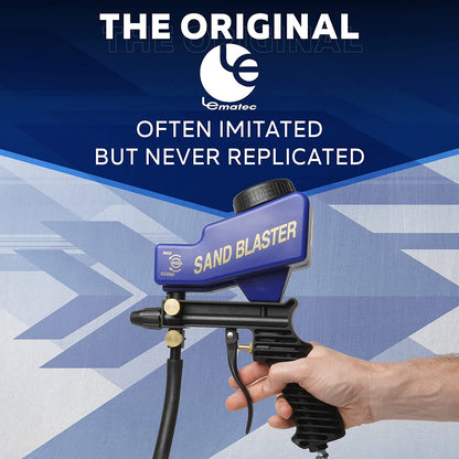 LE LEMATEC Premium Sand Blaster Gun Kit, Air Compressor Oil Water Separator, and Air Pressure Regulator